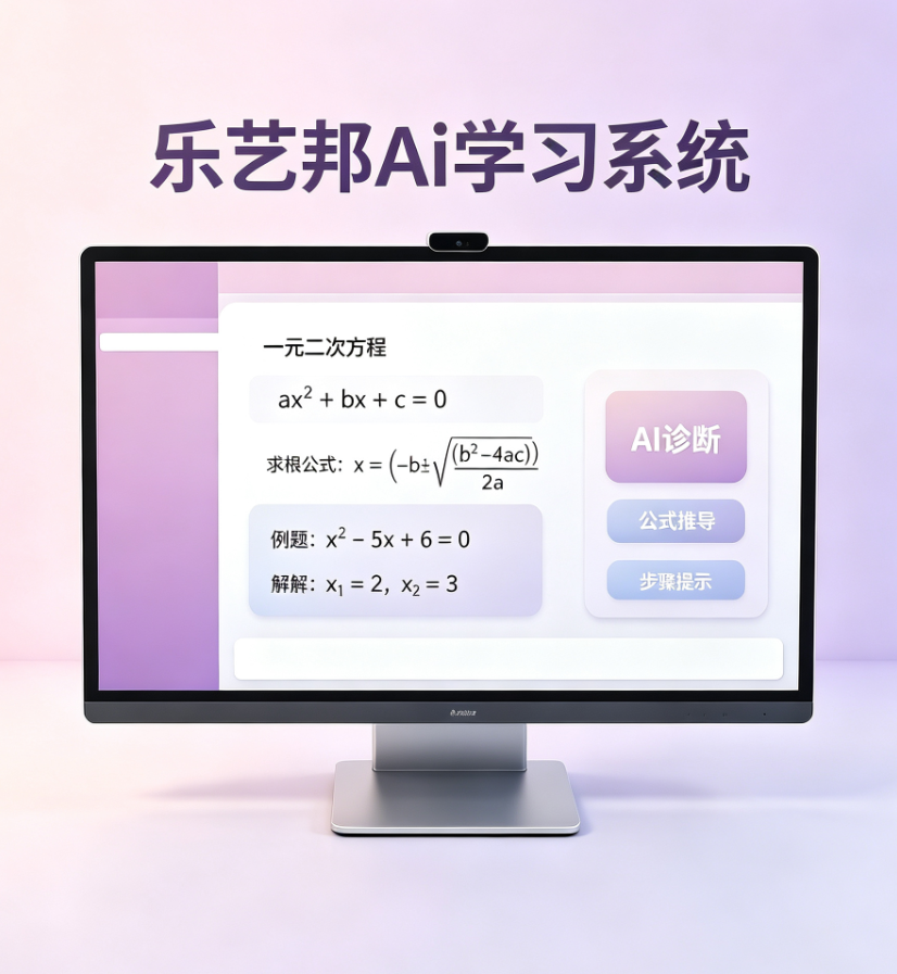 《乐艺邦Ai学习系统》封面